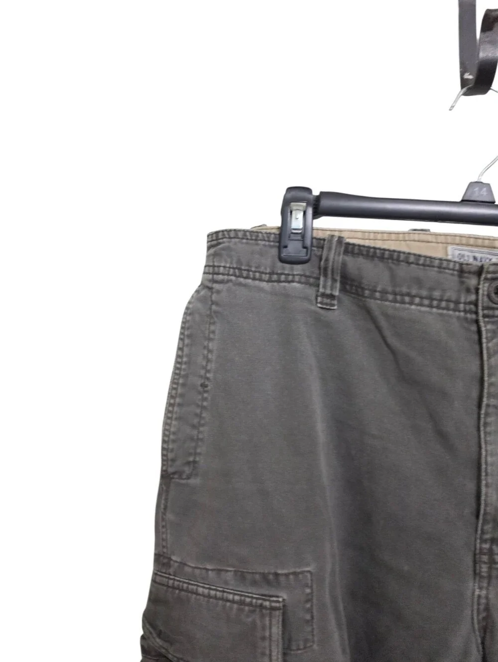 Vintage Old Navy Gray Mens Cargo Shorts Sz 35